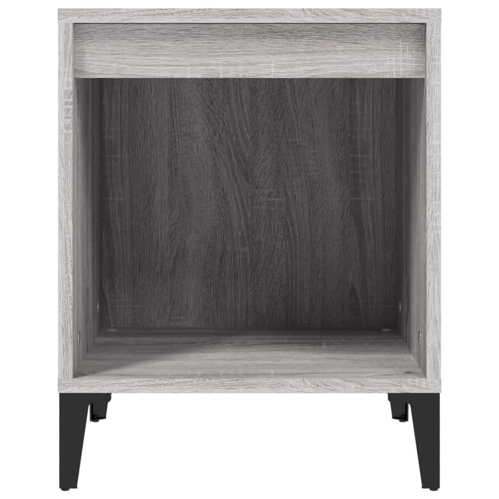 Nachtkastjes 2 st 40x35x50 cm grijs sonoma eikenkleurig Nachtkastjes | Creëer jouw Trendy Thuis | Gratis bezorgd & Retour | Trendy.nl