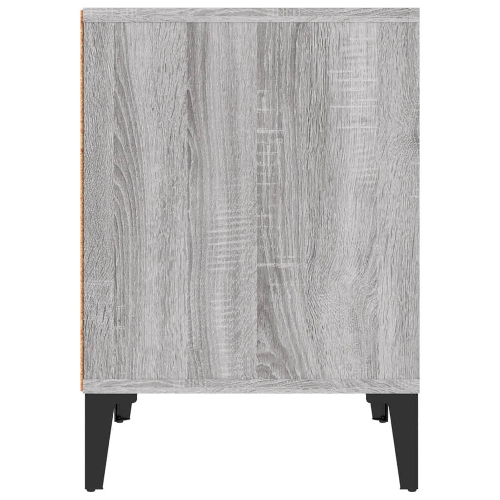 Nachtkastjes 2 st 40x35x50 cm grijs sonoma eikenkleurig Nachtkastjes | Creëer jouw Trendy Thuis | Gratis bezorgd & Retour | Trendy.nl