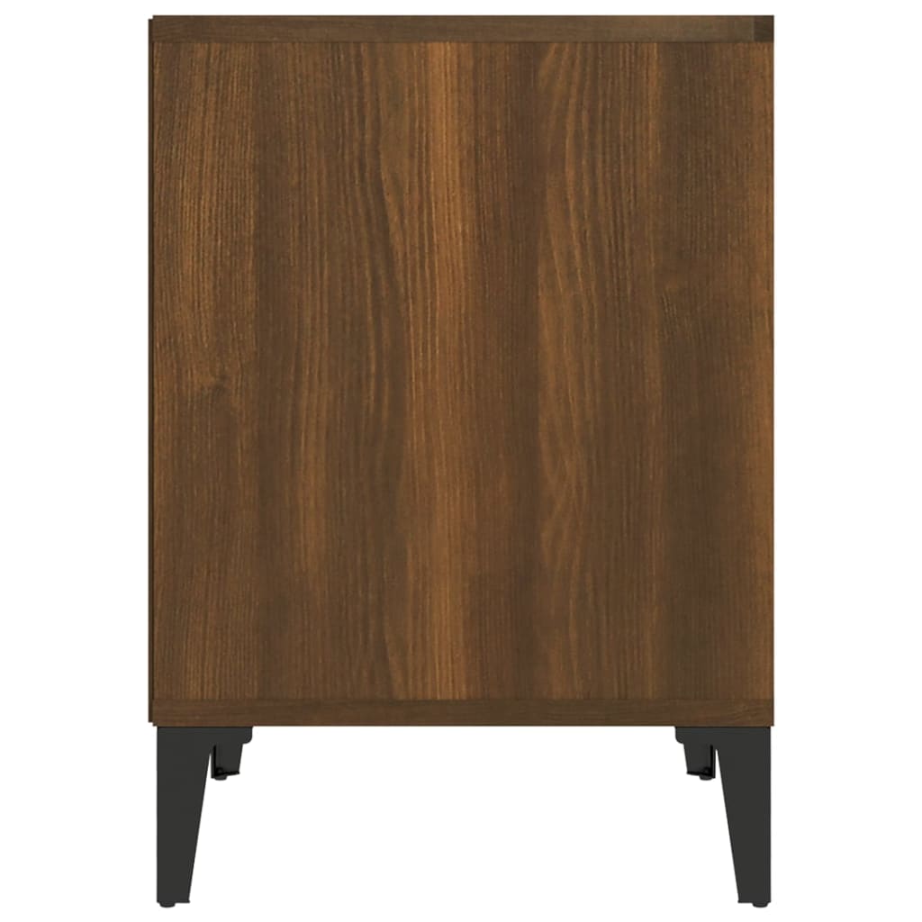 Nachtkastjes 2 st 40x35x50 cm bruin eikenkleur Nachtkastjes | Creëer jouw Trendy Thuis | Gratis bezorgd & Retour | Trendy.nl