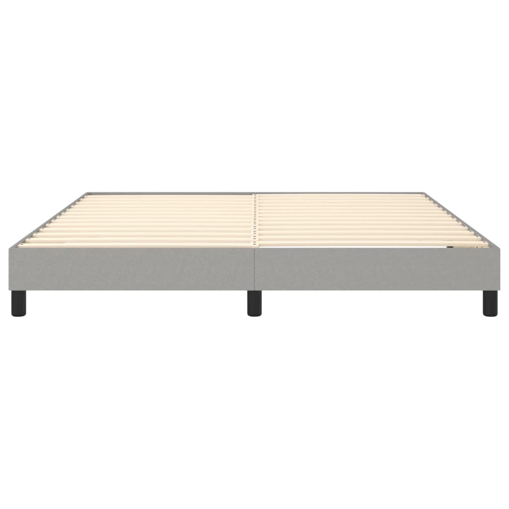 Boxspringframe stof lichtgrijs 180x200 cm Bedden & bedframes | Creëer jouw Trendy Thuis | Gratis bezorgd & Retour | Trendy.nl