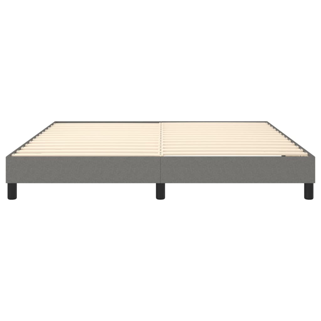 Boxspringframe stof donkergrijs 180x200 cm Bedden & bedframes | Creëer jouw Trendy Thuis | Gratis bezorgd & Retour | Trendy.nl