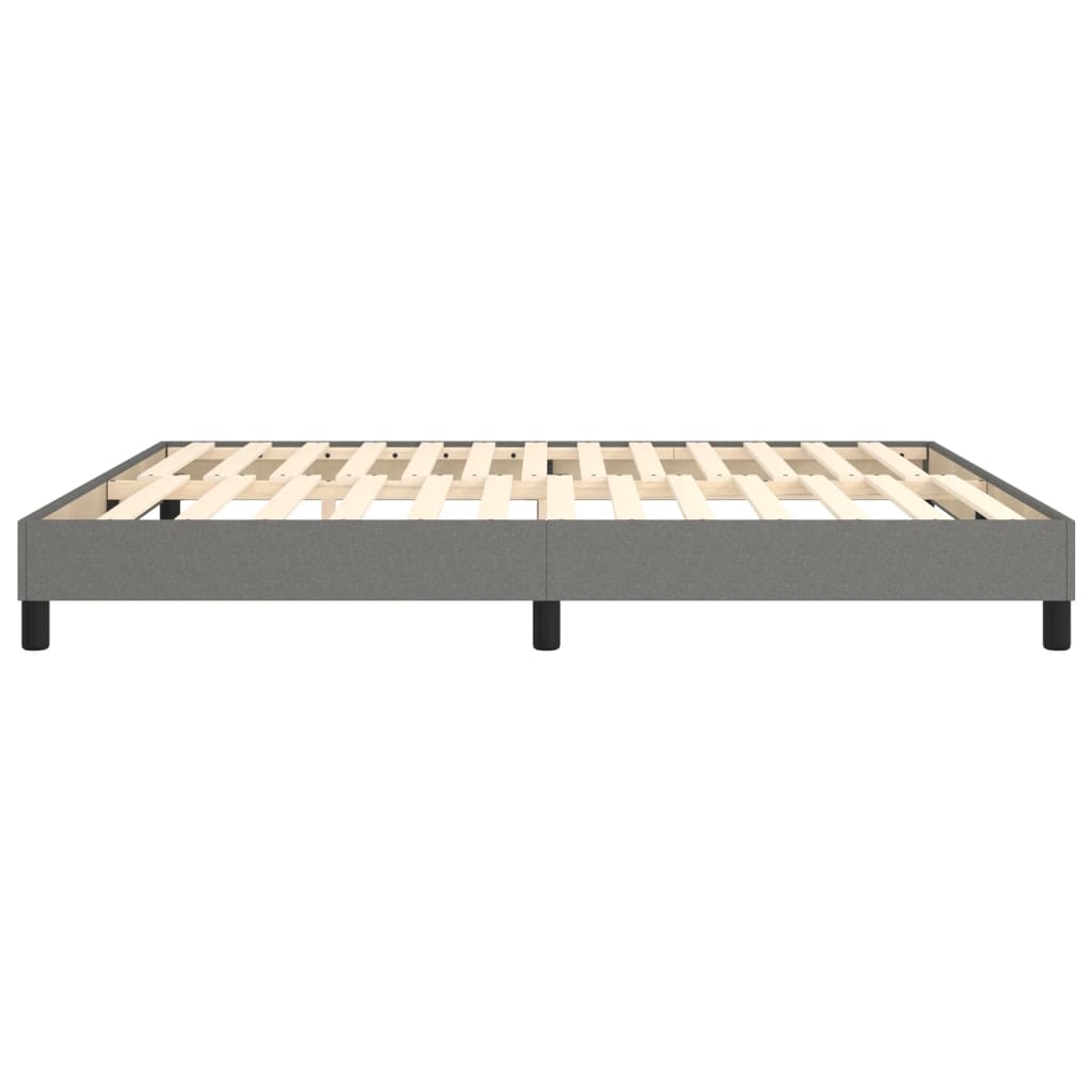 Boxspringframe stof donkergrijs 180x200 cm Bedden & bedframes | Creëer jouw Trendy Thuis | Gratis bezorgd & Retour | Trendy.nl