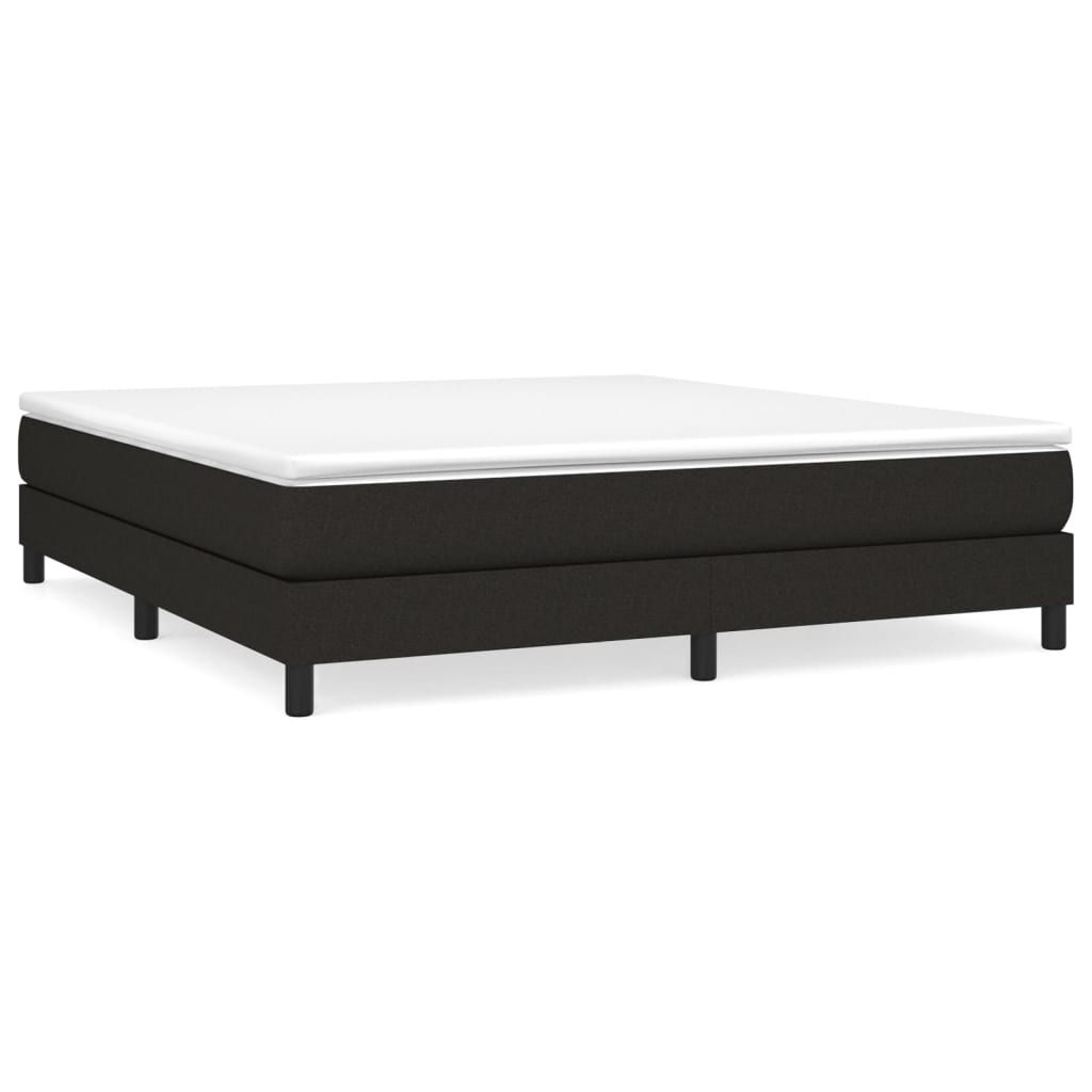 Boxspringframe stof zwart 180x200 cm Bedden & bedframes | Creëer jouw Trendy Thuis | Gratis bezorgd & Retour | Trendy.nl