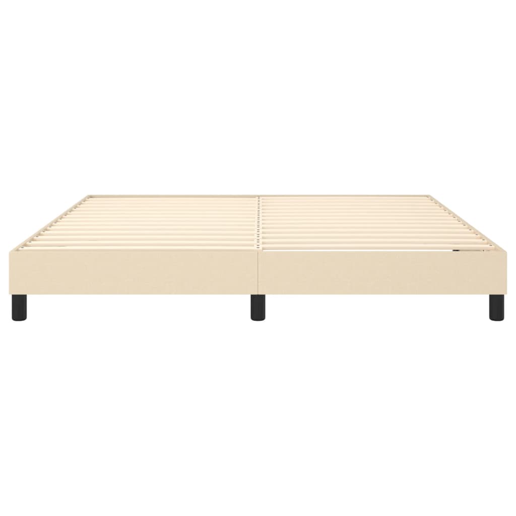 Boxspringframe stof crèmekleurig 180x200 cm Bedden & bedframes | Creëer jouw Trendy Thuis | Gratis bezorgd & Retour | Trendy.nl