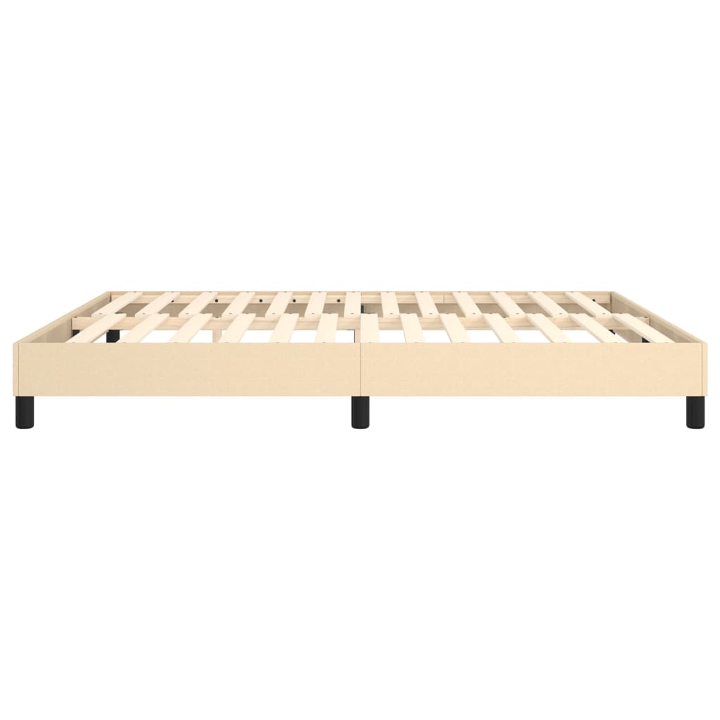 Boxspringframe stof crèmekleurig 180x200 cm Bedden & bedframes | Creëer jouw Trendy Thuis | Gratis bezorgd & Retour | Trendy.nl