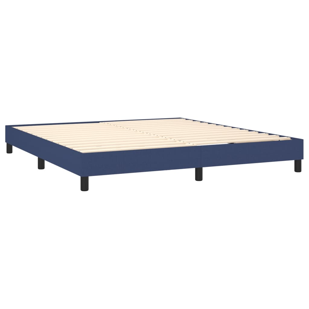 Boxspringframe stof blauw 180x200 cm Bedden & bedframes | Creëer jouw Trendy Thuis | Gratis bezorgd & Retour | Trendy.nl