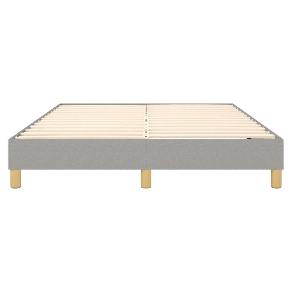 Boxspringframe stof lichtgrijs 140x190 cm Bedden & bedframes | Creëer jouw Trendy Thuis | Gratis bezorgd & Retour | Trendy.nl