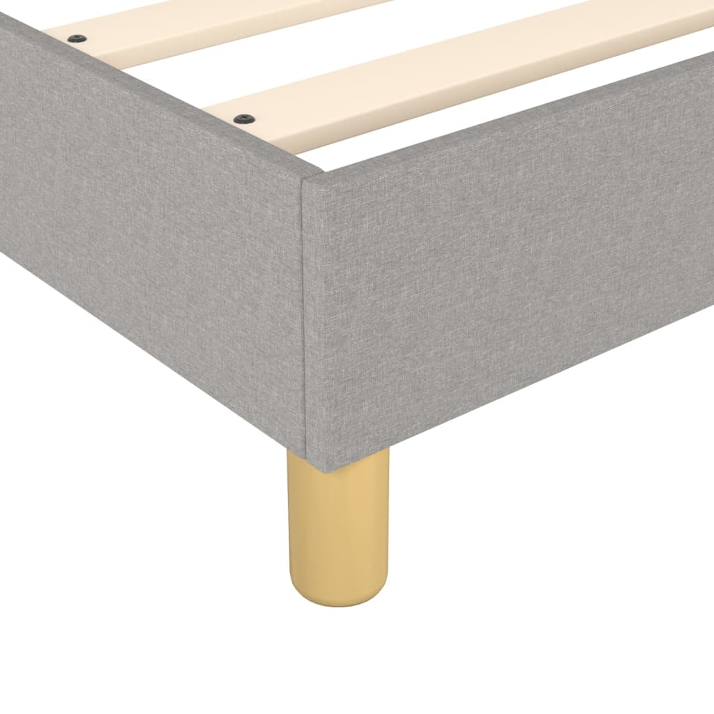 Boxspringframe stof lichtgrijs 140x190 cm Bedden & bedframes | Creëer jouw Trendy Thuis | Gratis bezorgd & Retour | Trendy.nl