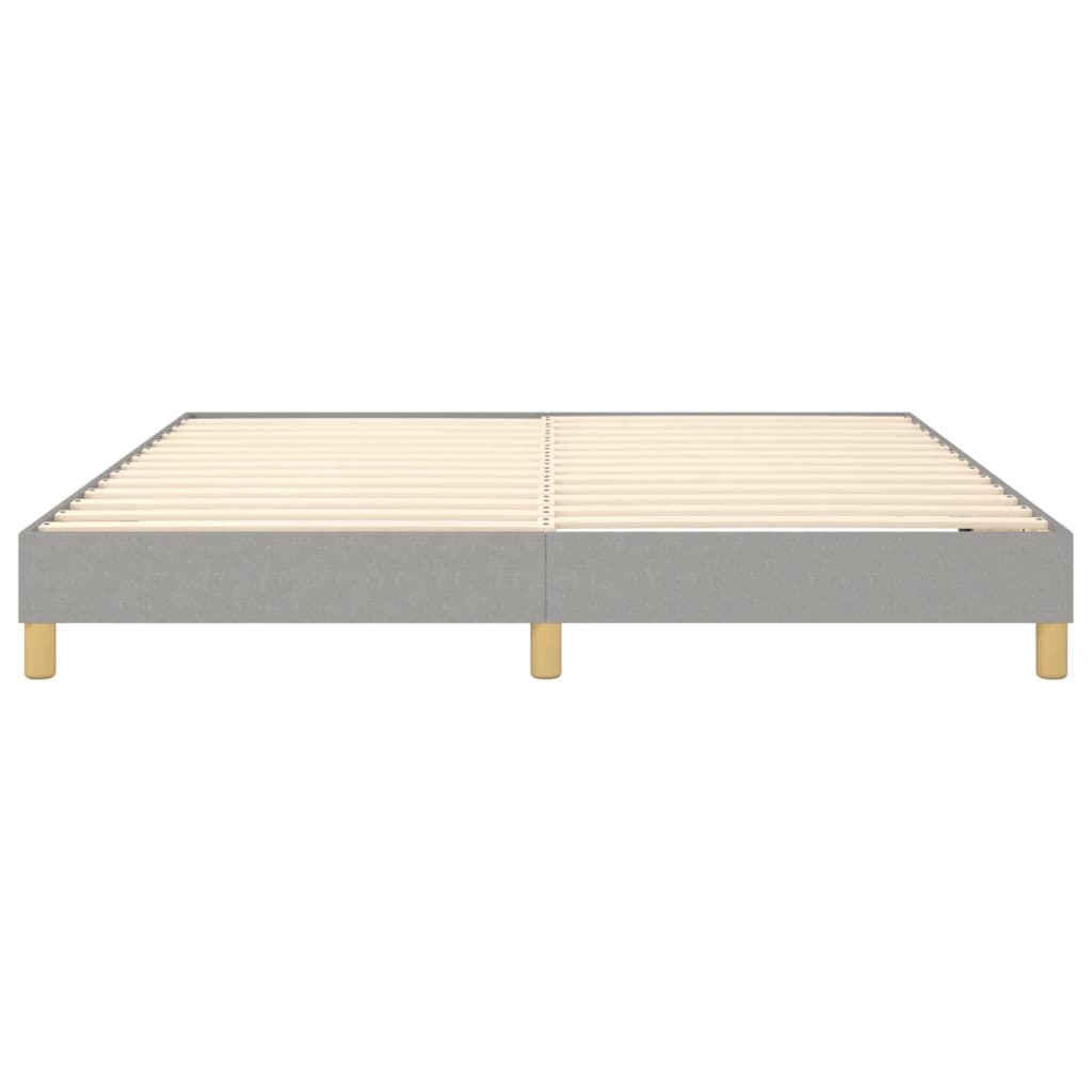 Boxspringframe stof lichtgrijs 180x200 cm Bedden & bedframes | Creëer jouw Trendy Thuis | Gratis bezorgd & Retour | Trendy.nl