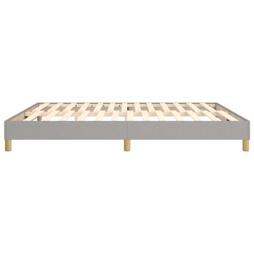 Boxspringframe stof lichtgrijs 180x200 cm Bedden & bedframes | Creëer jouw Trendy Thuis | Gratis bezorgd & Retour | Trendy.nl