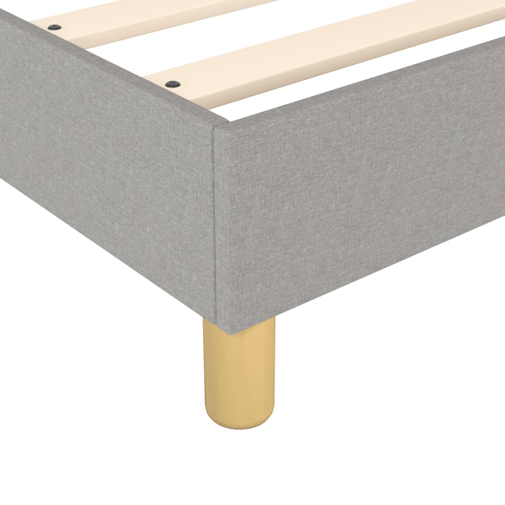 Boxspringframe stof lichtgrijs 180x200 cm Bedden & bedframes | Creëer jouw Trendy Thuis | Gratis bezorgd & Retour | Trendy.nl