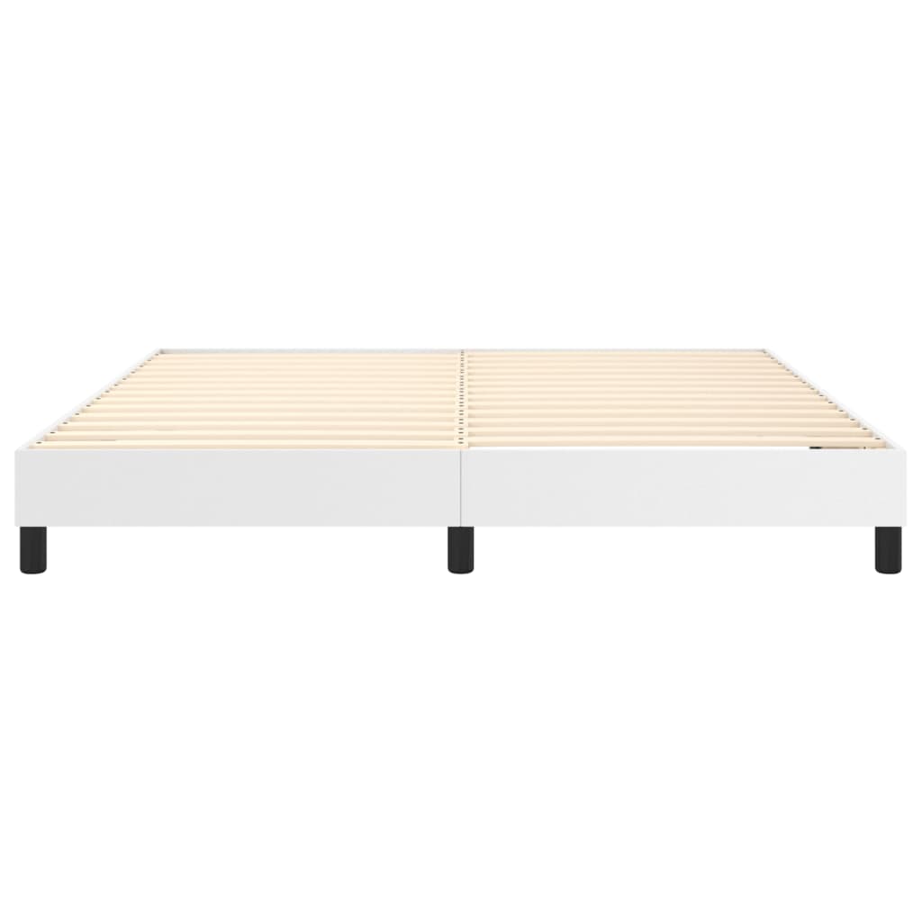 Boxspringframe kunstleer wit 180x200 cm Bedden & bedframes | Creëer jouw Trendy Thuis | Gratis bezorgd & Retour | Trendy.nl