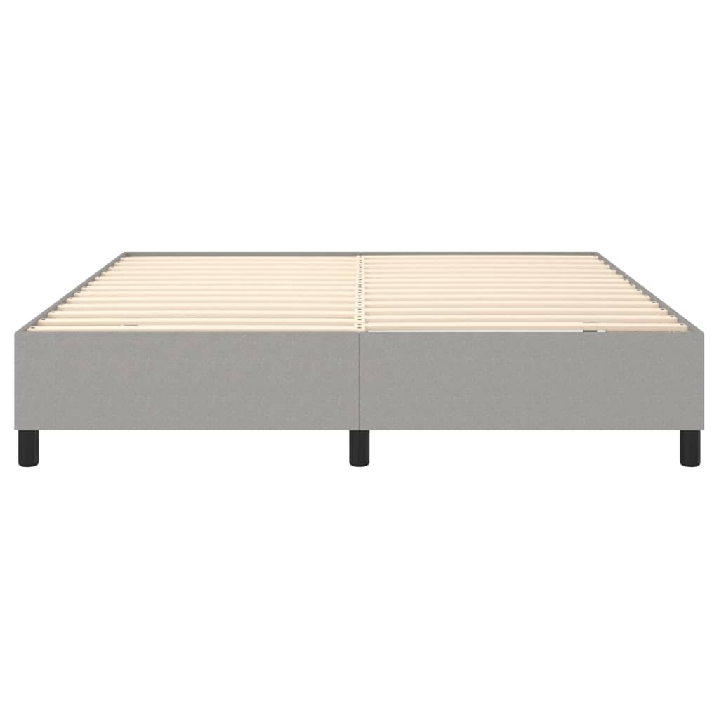 Boxspringframe stof lichtgrijs 180x200 cm Bedden & bedframes | Creëer jouw Trendy Thuis | Gratis bezorgd & Retour | Trendy.nl