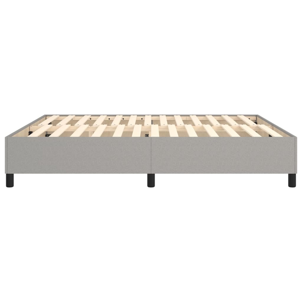 Boxspringframe stof lichtgrijs 180x200 cm Bedden & bedframes | Creëer jouw Trendy Thuis | Gratis bezorgd & Retour | Trendy.nl