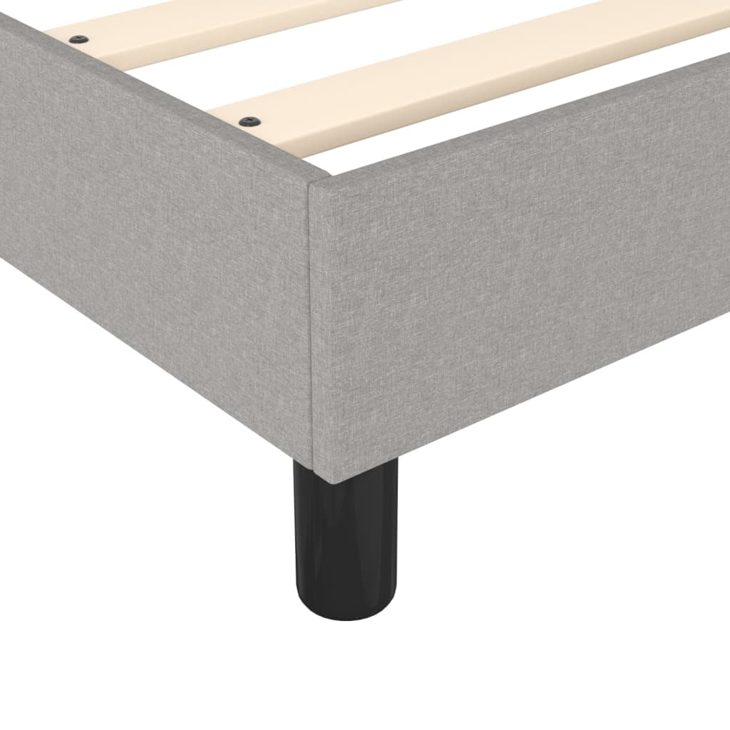 Boxspringframe stof lichtgrijs 180x200 cm Bedden & bedframes | Creëer jouw Trendy Thuis | Gratis bezorgd & Retour | Trendy.nl