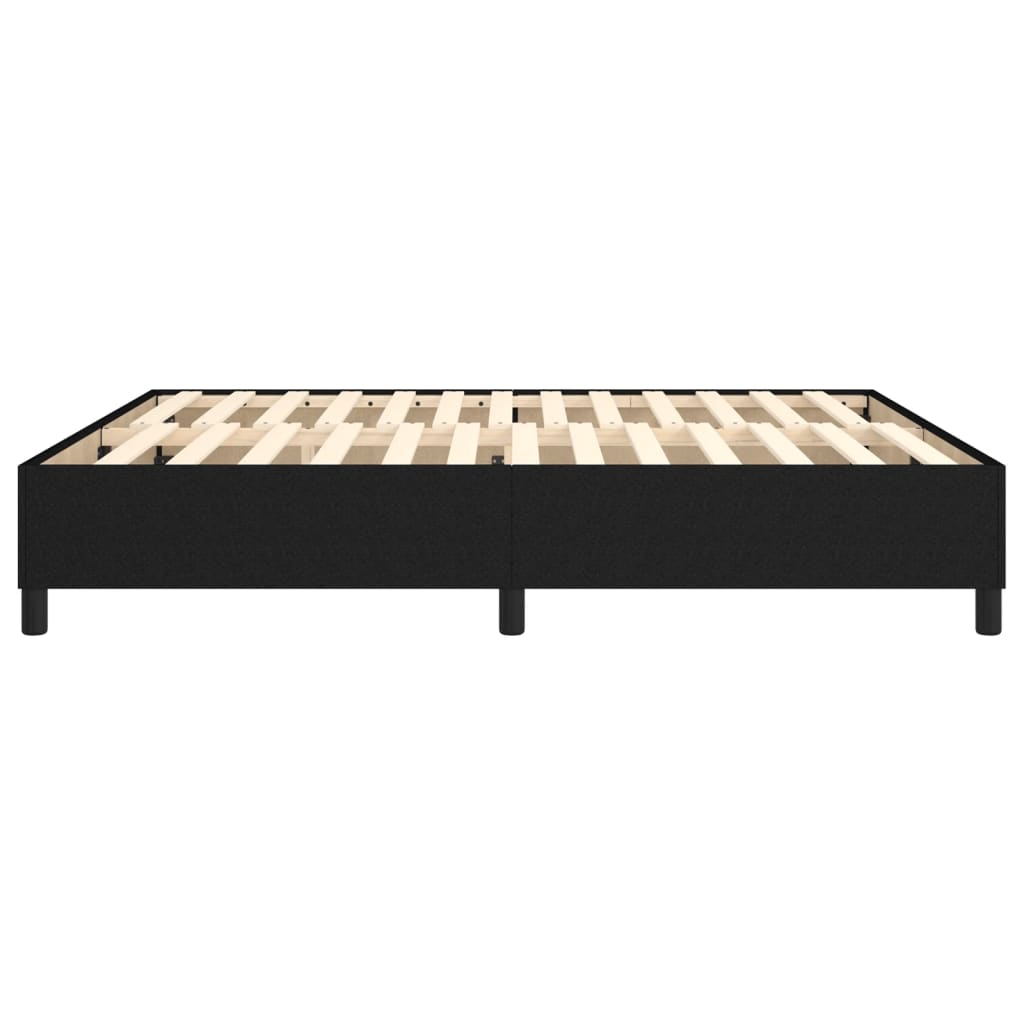 Boxspringframe stof zwart 180x200 cm Bedden & bedframes | Creëer jouw Trendy Thuis | Gratis bezorgd & Retour | Trendy.nl