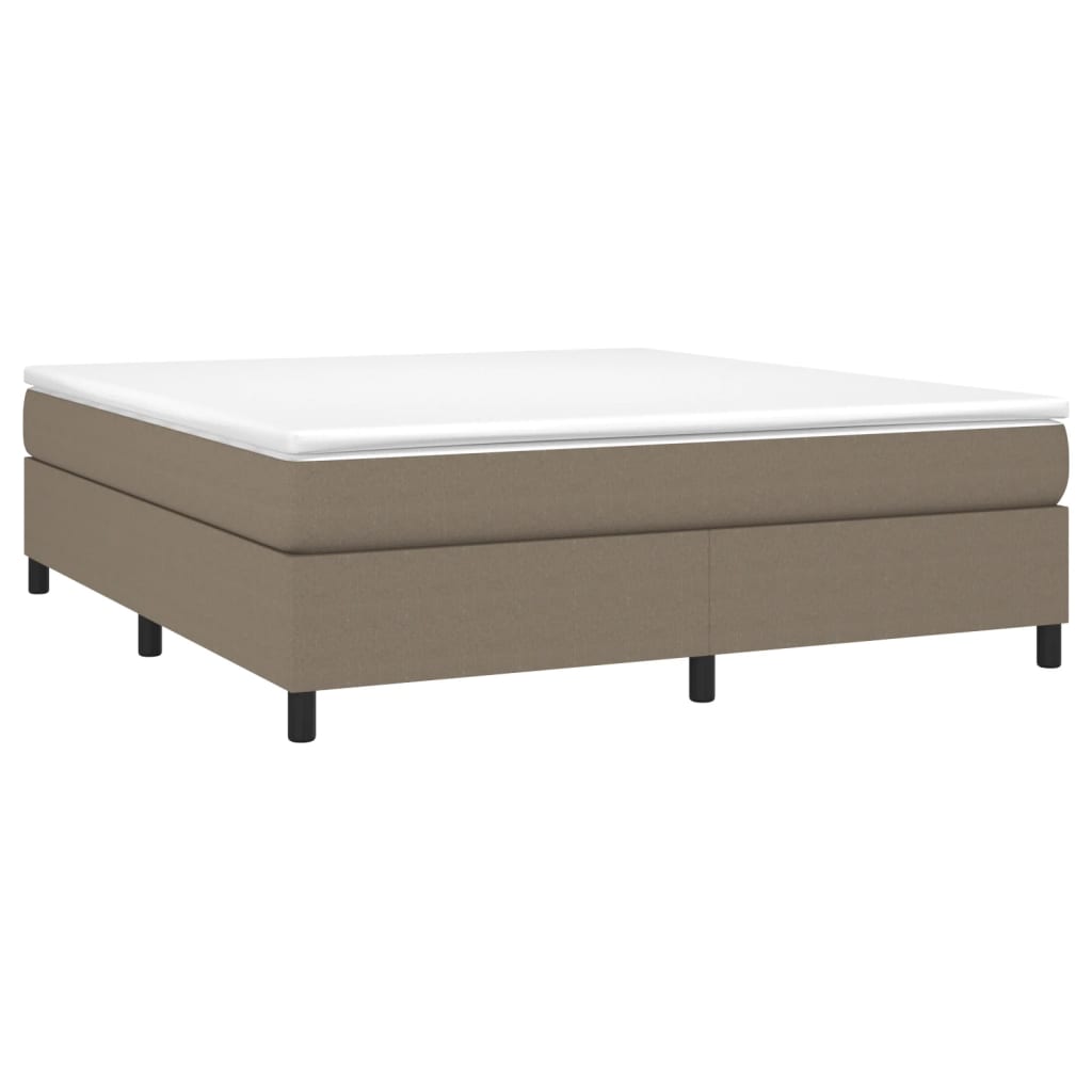 Boxspringframe stof taupe 180x200 cm Bedden & bedframes | Creëer jouw Trendy Thuis | Gratis bezorgd & Retour | Trendy.nl