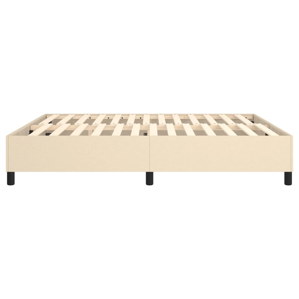 Boxspringframe stof crèmekleurig 180x200 cm Bedden & bedframes | Creëer jouw Trendy Thuis | Gratis bezorgd & Retour | Trendy.nl