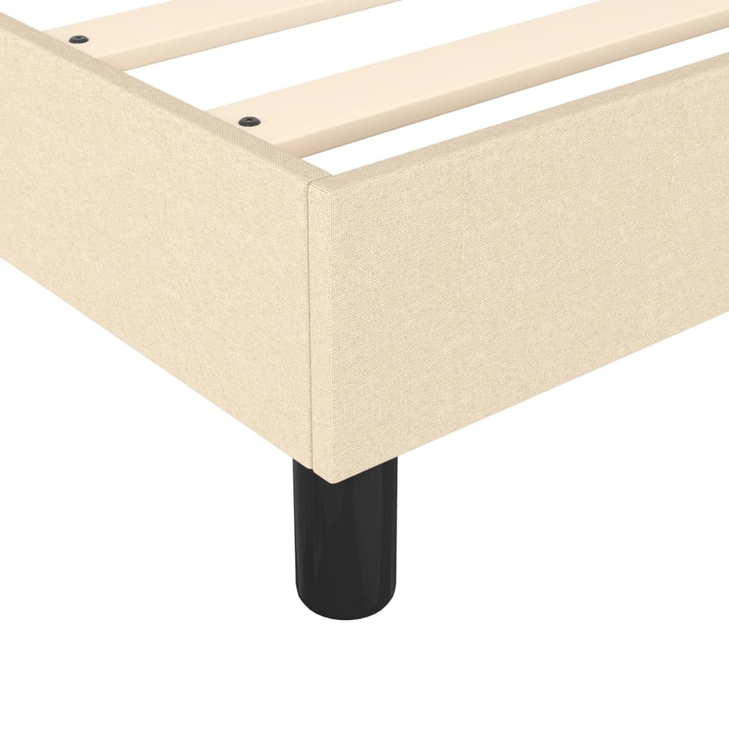 Boxspringframe stof crèmekleurig 180x200 cm Bedden & bedframes | Creëer jouw Trendy Thuis | Gratis bezorgd & Retour | Trendy.nl