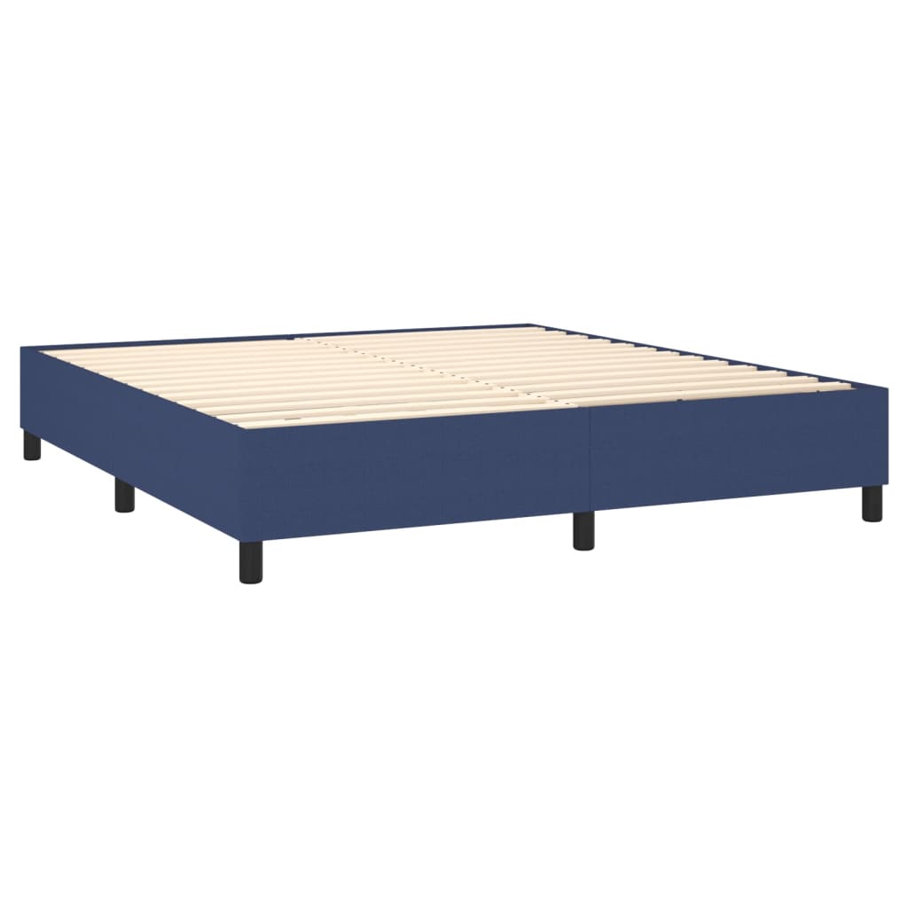 Boxspringframe stof blauw 180x200 cm Bedden & bedframes | Creëer jouw Trendy Thuis | Gratis bezorgd & Retour | Trendy.nl