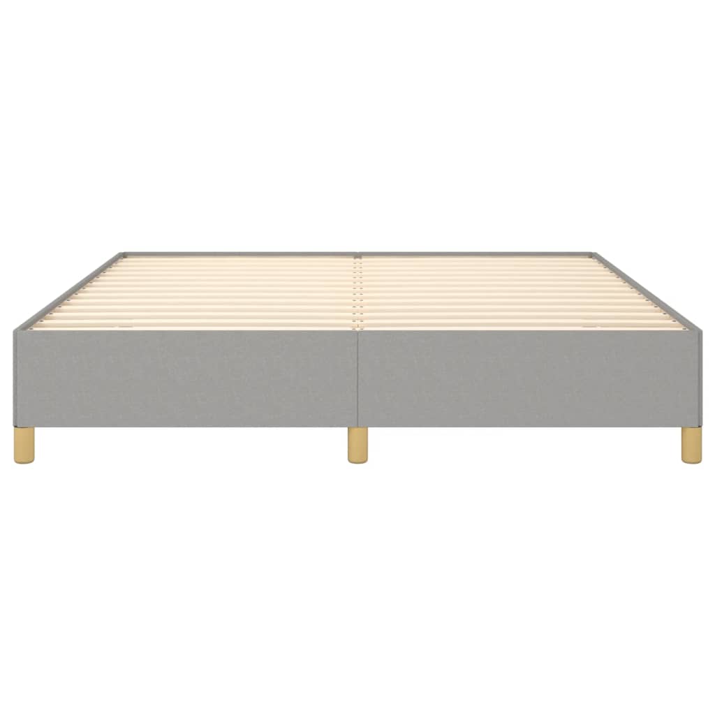 Boxspringframe stof lichtgrijs 180x200 cm Bedden & bedframes | Creëer jouw Trendy Thuis | Gratis bezorgd & Retour | Trendy.nl