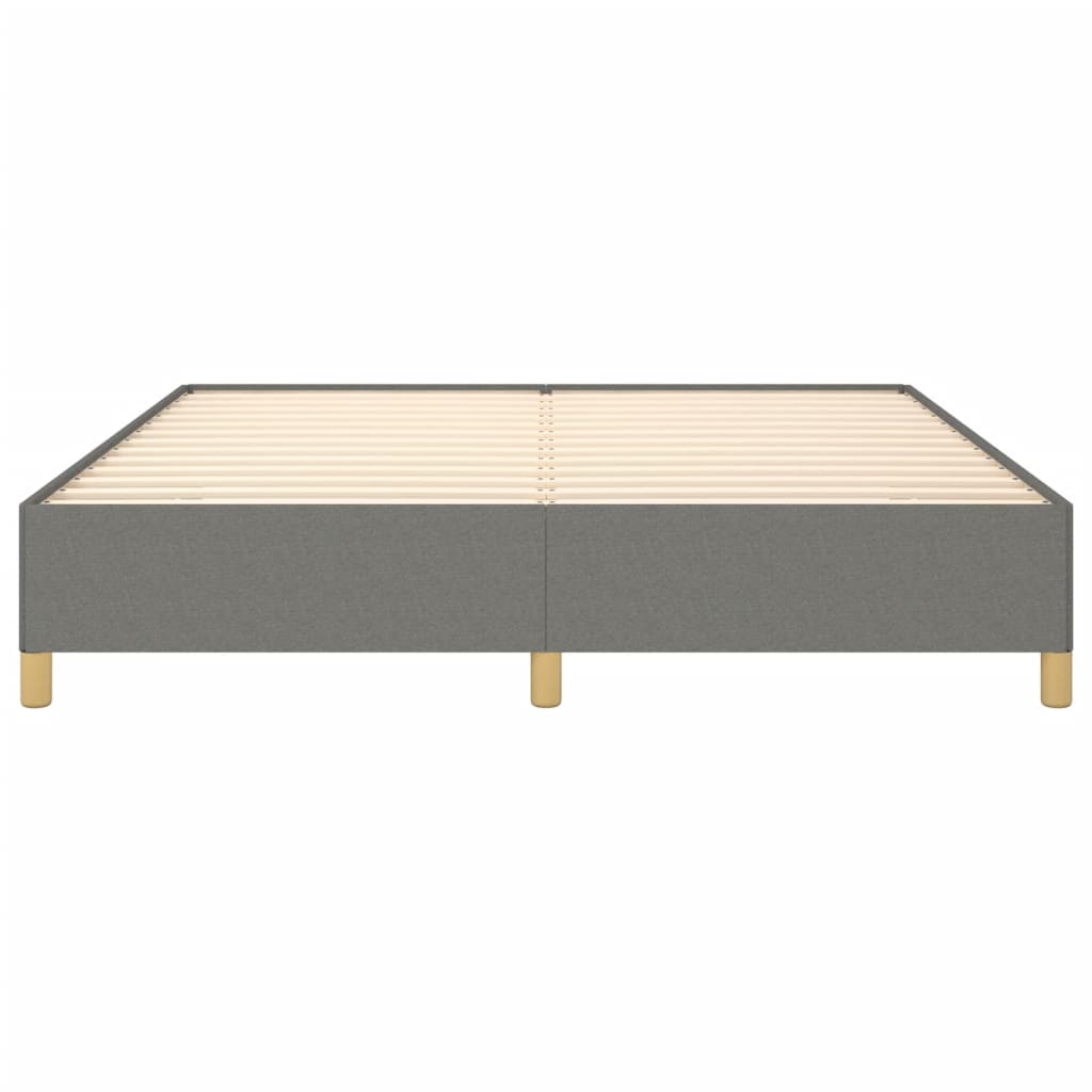 Boxspringframe stof donkergrijs 180x200 cm Bedden & bedframes | Creëer jouw Trendy Thuis | Gratis bezorgd & Retour | Trendy.nl