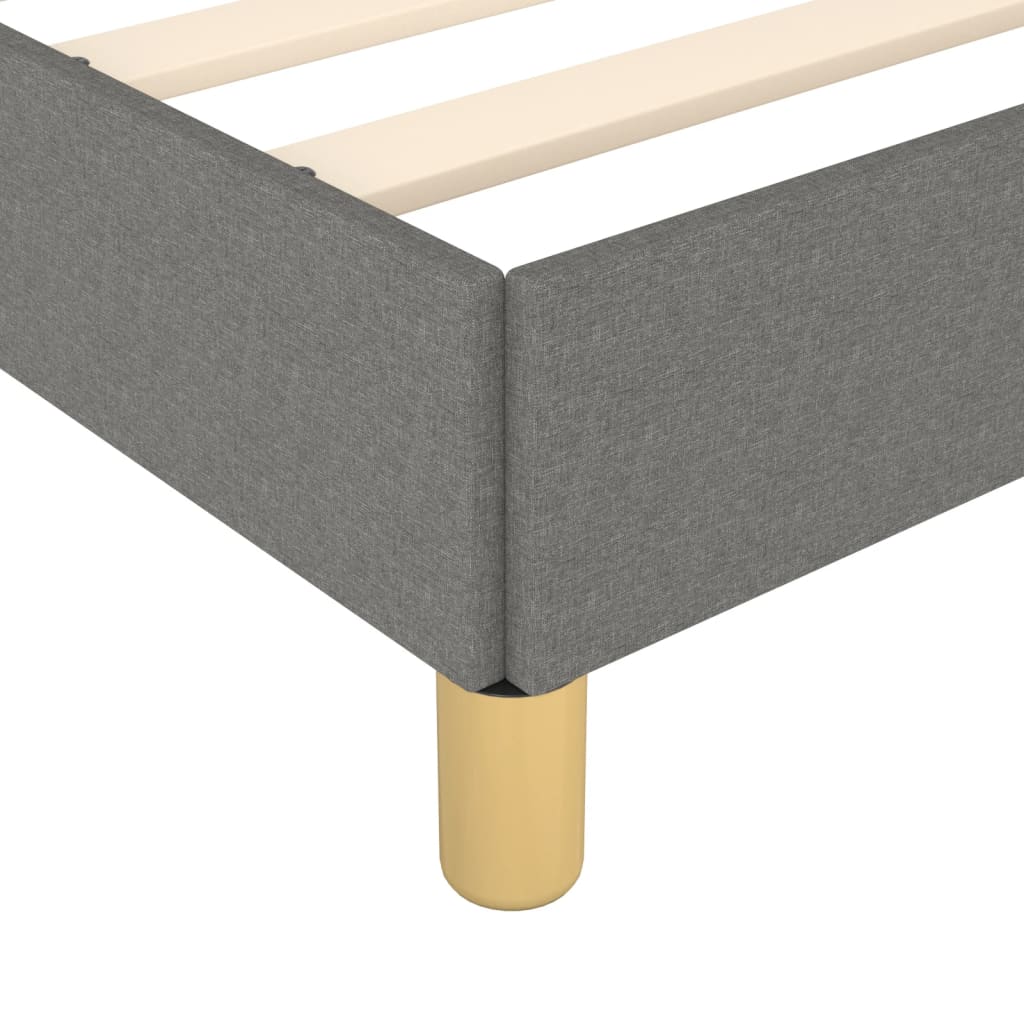 Boxspringframe stof donkergrijs 180x200 cm Bedden & bedframes | Creëer jouw Trendy Thuis | Gratis bezorgd & Retour | Trendy.nl