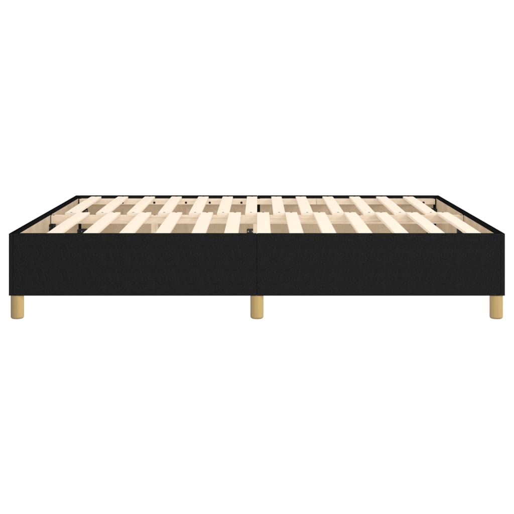 Boxspringframe stof zwart 180x200 cm Bedden & bedframes | Creëer jouw Trendy Thuis | Gratis bezorgd & Retour | Trendy.nl