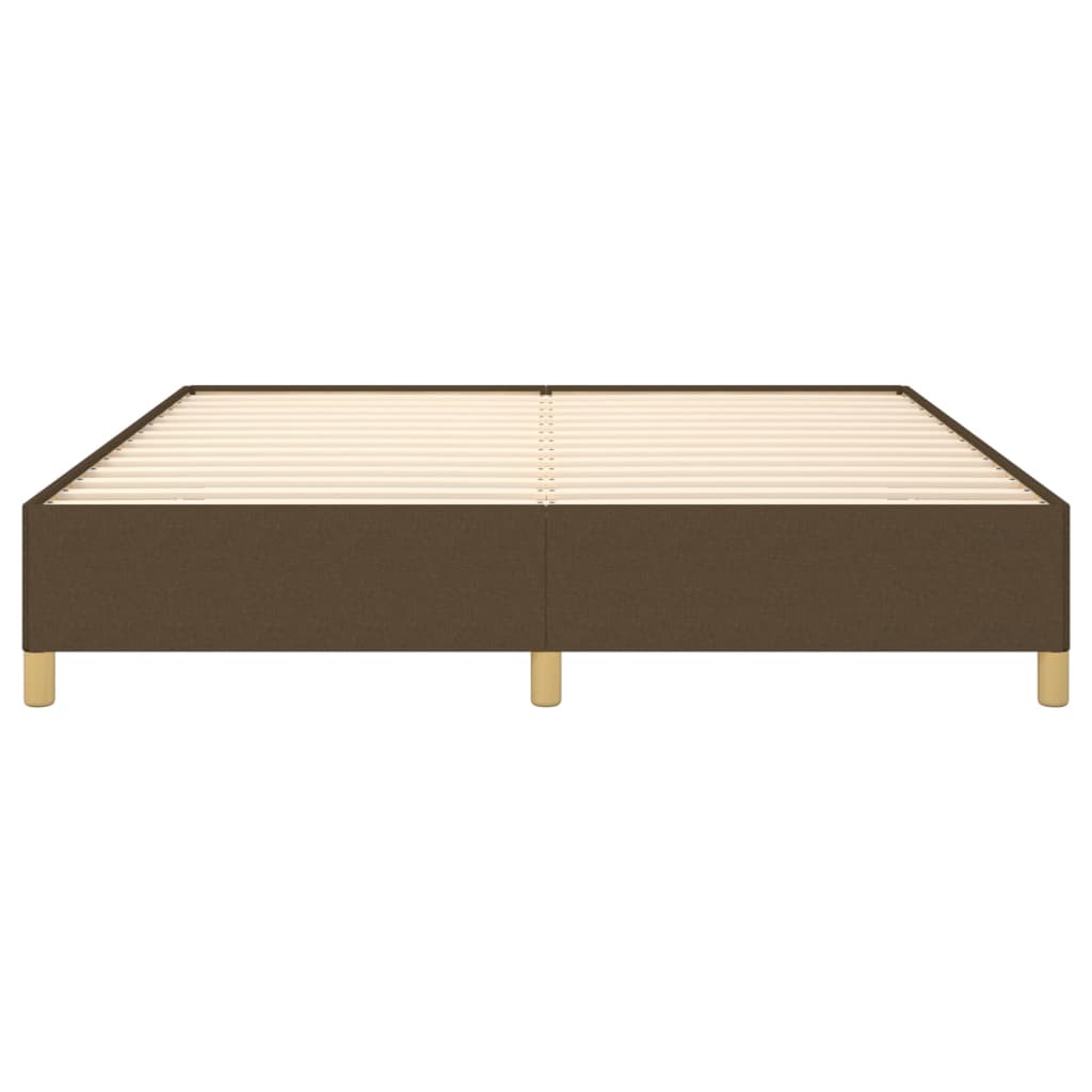 Boxspringframe stof donkerbruin 180x200 cm Bedden & bedframes | Creëer jouw Trendy Thuis | Gratis bezorgd & Retour | Trendy.nl