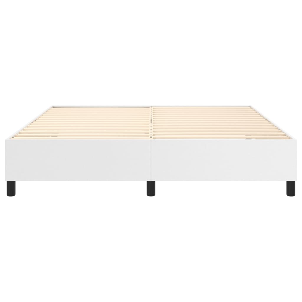 Boxspringframe kunstleer wit 180x200 cm Bedden & bedframes | Creëer jouw Trendy Thuis | Gratis bezorgd & Retour | Trendy.nl