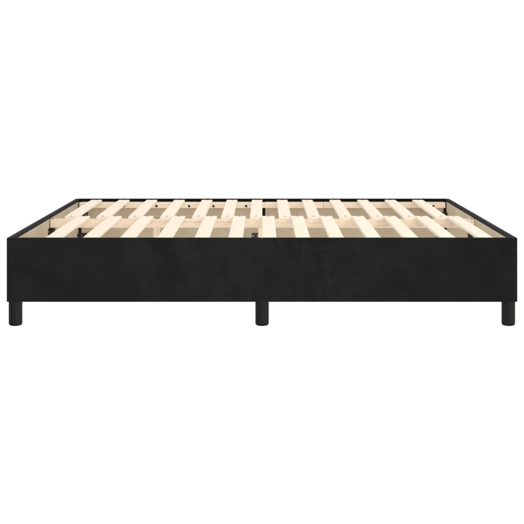 Boxspringframe fluweel zwart 180x200 cm Bedden & bedframes | Creëer jouw Trendy Thuis | Gratis bezorgd & Retour | Trendy.nl