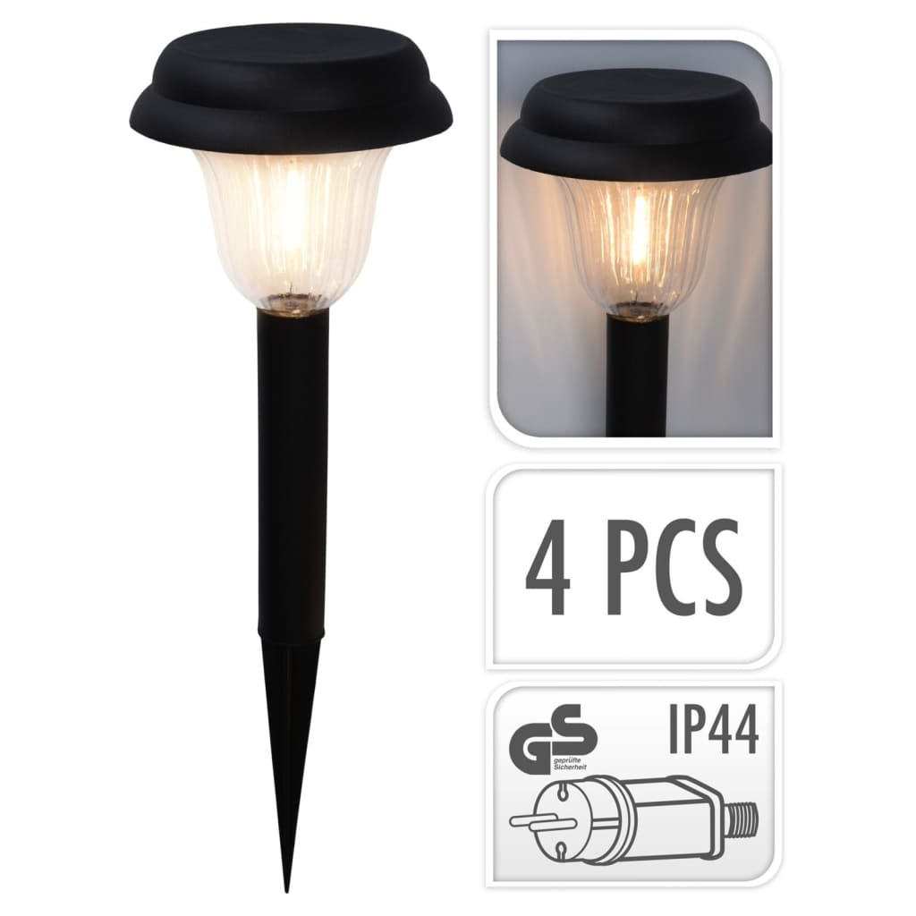 ProGarden Tuinlampen 4 st LED 16x45 cm Buitenverlichting | Creëer jouw Trendy Thuis | Gratis bezorgd & Retour | Trendy.nl
