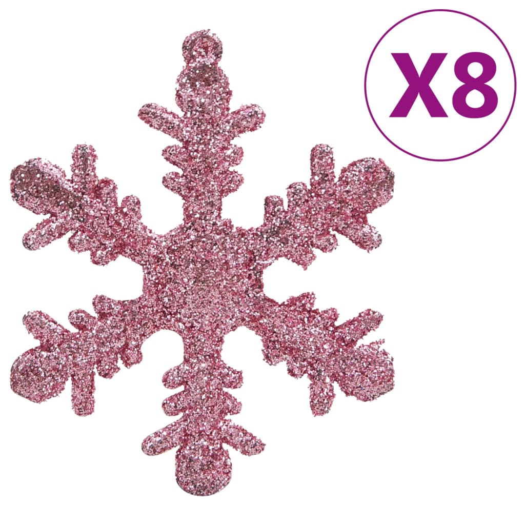 111-delige Kerstballenset polystyreen roze Decoratie voor feestdagen | Creëer jouw Trendy Thuis | Gratis bezorgd & Retour | Trendy.nl