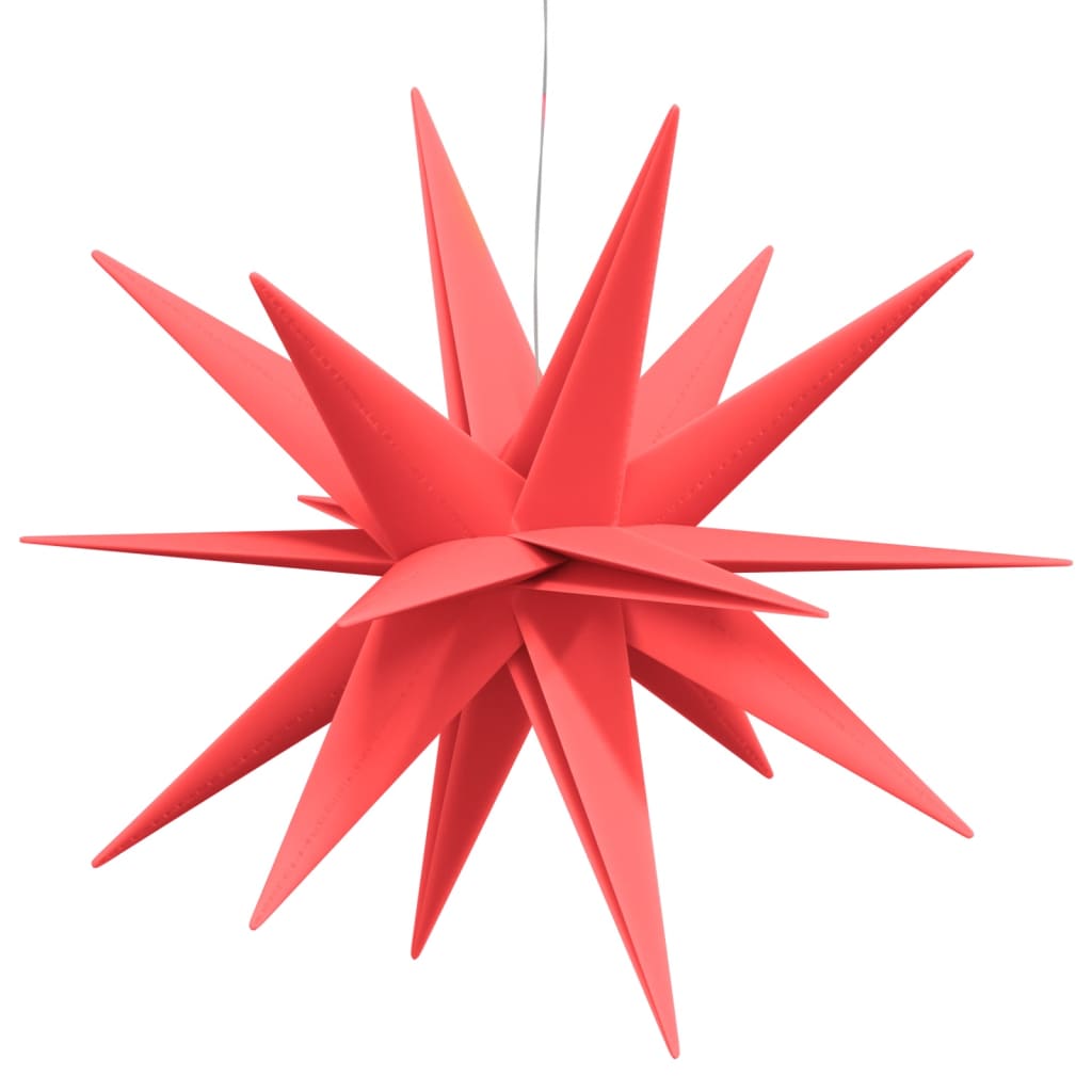 Kerstlamp met LED inklapbaar 57 cm rood Kerstverlichting | Creëer jouw Trendy Thuis | Gratis bezorgd & Retour | Trendy.nl