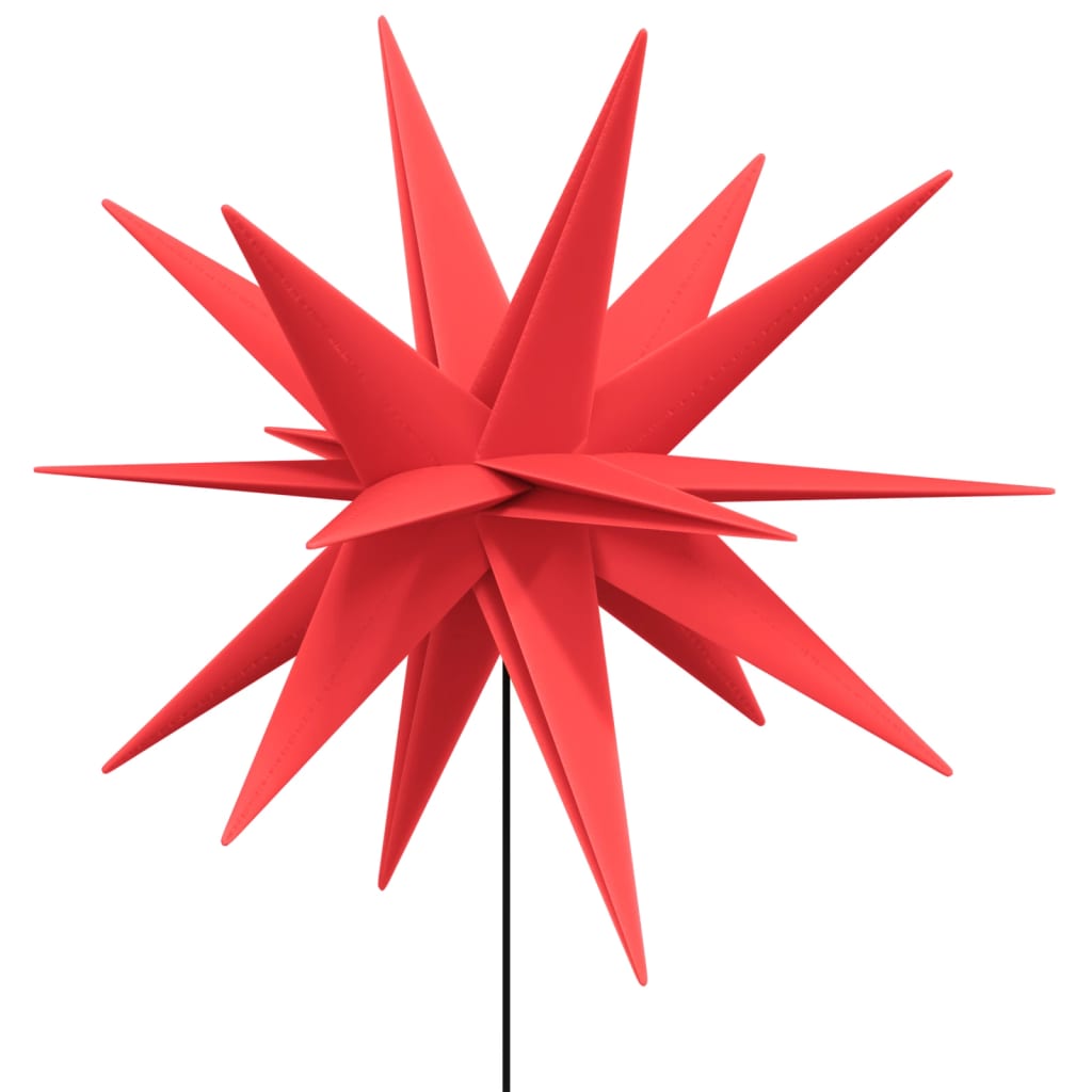 Kerstlamp met grondpin en LED inklapbaar 57 cm rood Kerstverlichting | Creëer jouw Trendy Thuis | Gratis bezorgd & Retour | Trendy.nl