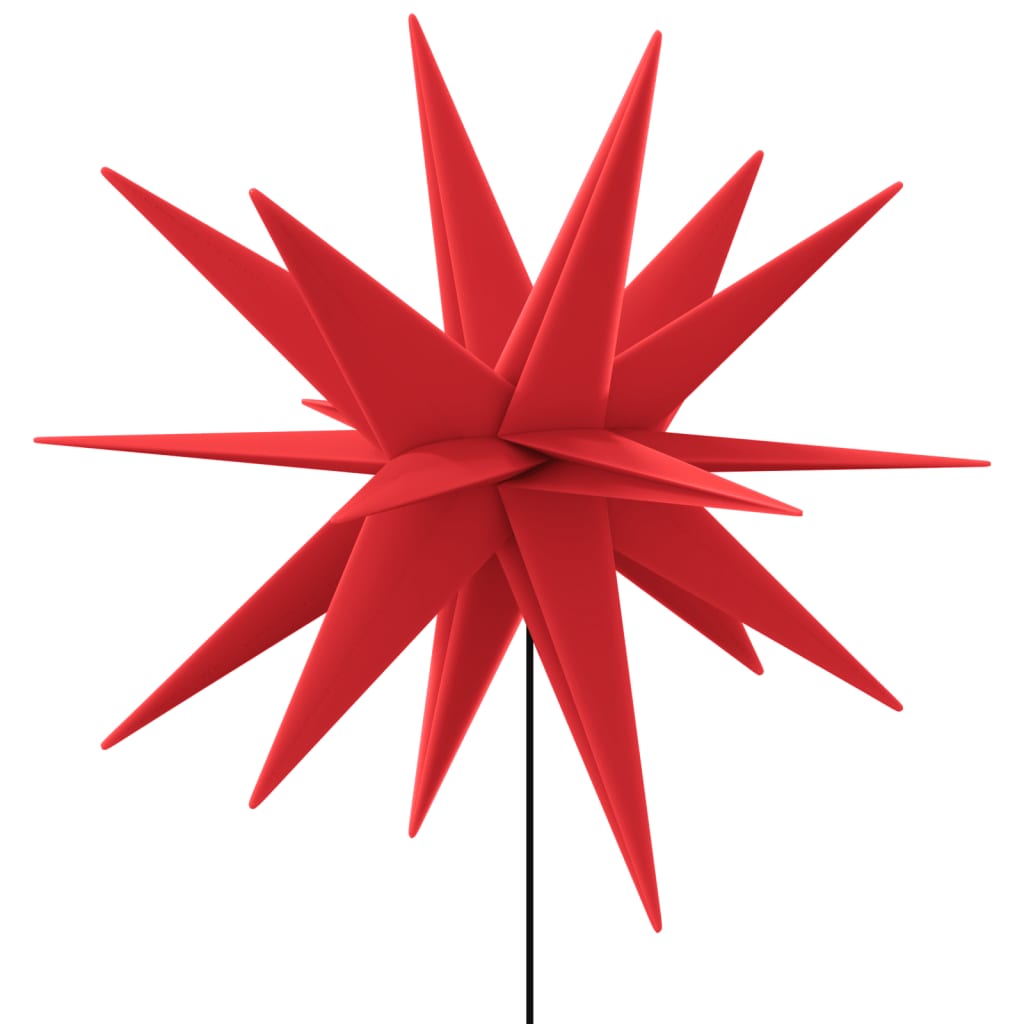 Kerstlamp met grondpin en LED inklapbaar 57 cm rood Kerstverlichting | Creëer jouw Trendy Thuis | Gratis bezorgd & Retour | Trendy.nl