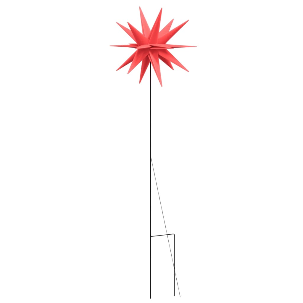 Kerstlampen met grondpin en LED's 3 st 35 cm rood Kerstverlichting | Creëer jouw Trendy Thuis | Gratis bezorgd & Retour | Trendy.nl
