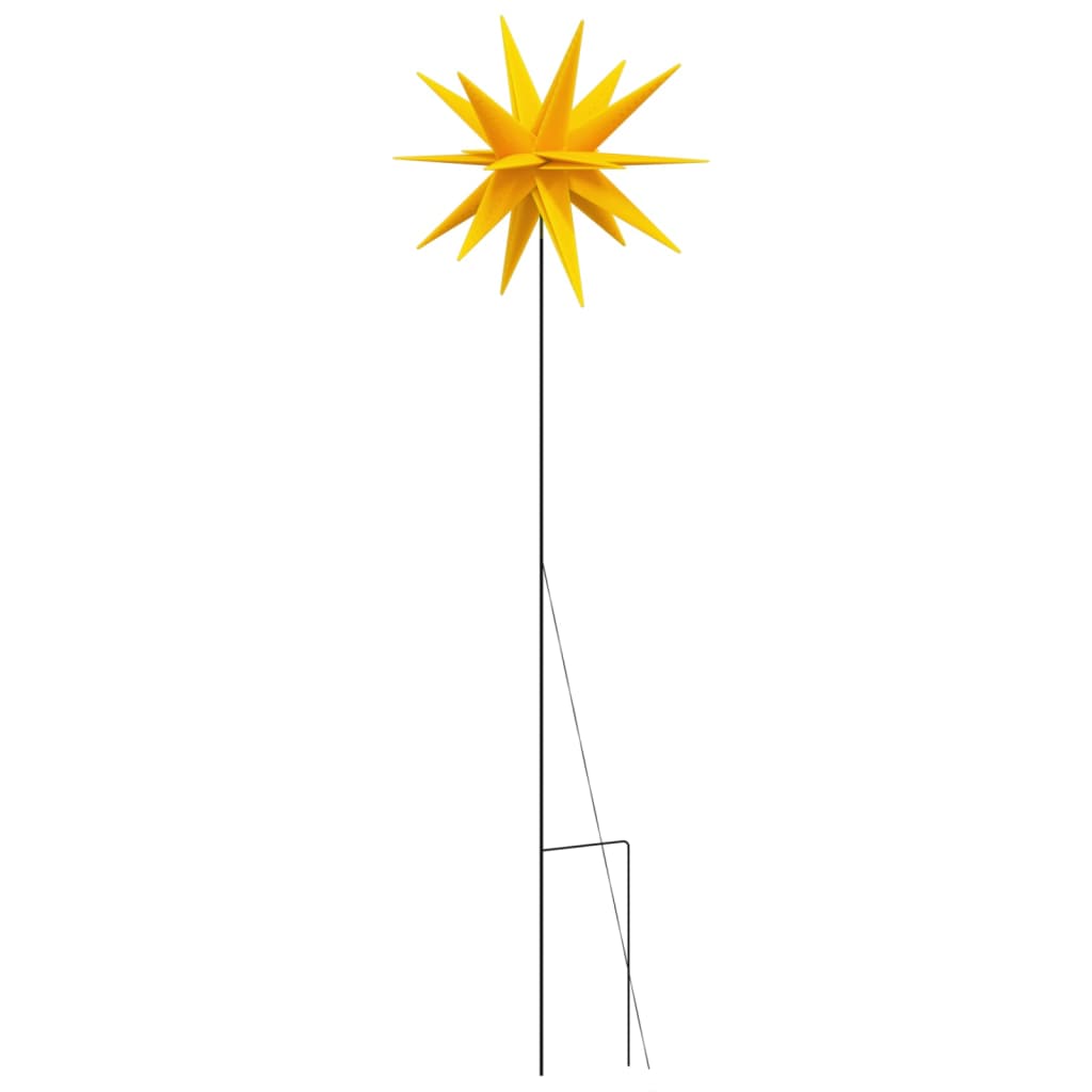 Kerstlampen met grondpin en LED's 3 st 35 cm geel Kerstverlichting | Creëer jouw Trendy Thuis | Gratis bezorgd & Retour | Trendy.nl