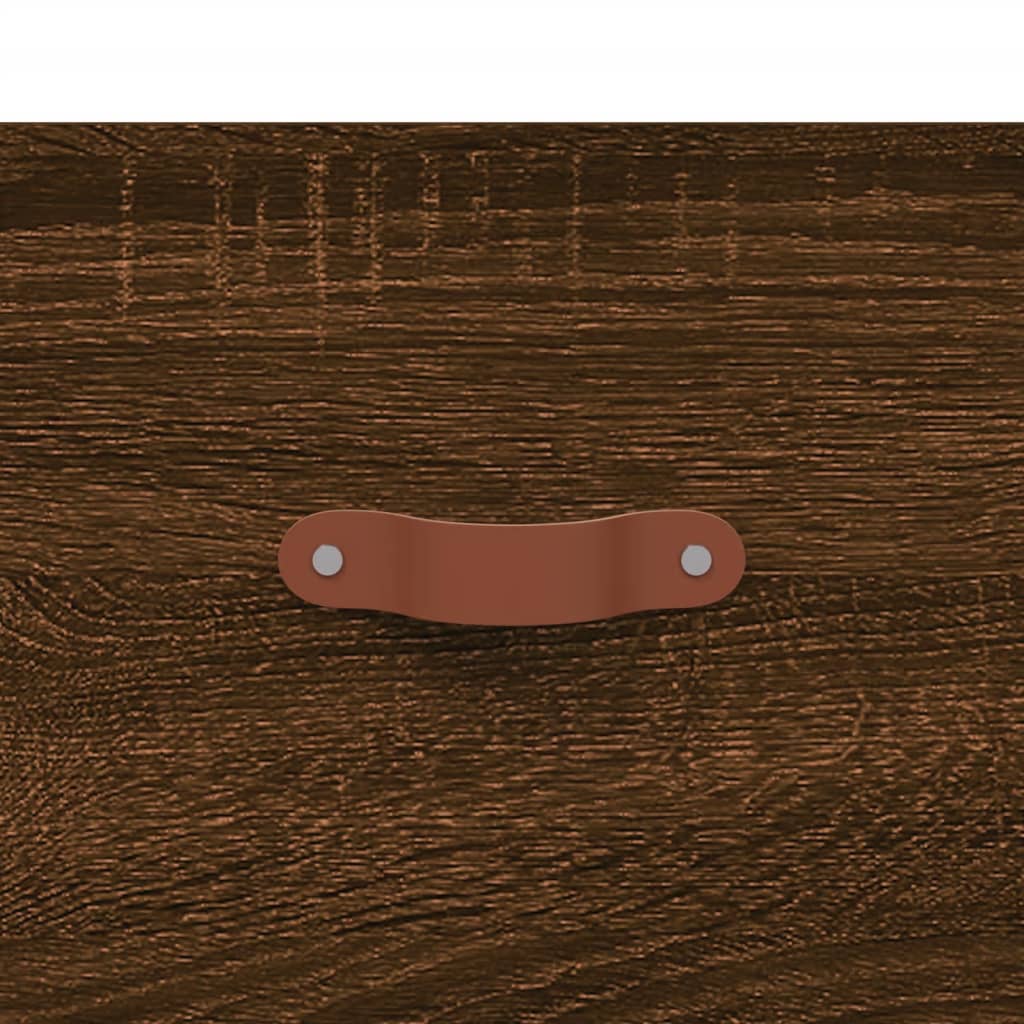 Schoenenkast 60x35x105 cm bewerkt hout bruin eikenkleur