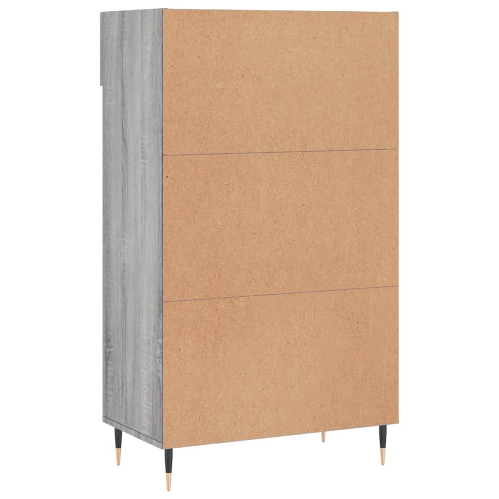 Schoenenkast 60x35x105 cm bewerkt hout grijs sonoma eikenkleur Kasten & opbergmeubelen | Creëer jouw Trendy Thuis | Gratis bezorgd & Retour | Trendy.nl