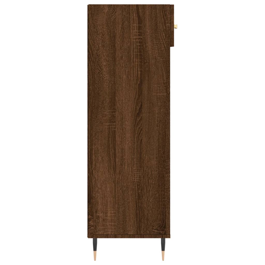 Schoenenkast 60x35x105 cm bewerkt hout bruineikenkleurig Kasten & opbergmeubelen | Creëer jouw Trendy Thuis | Gratis bezorgd & Retour | Trendy.nl