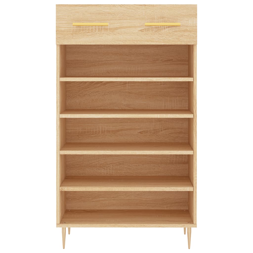 Schoenenkast 60x35x105 cm bewerkt hout sonoma eikenkleurig Kasten & opbergmeubelen | Creëer jouw Trendy Thuis | Gratis bezorgd & Retour | Trendy.nl