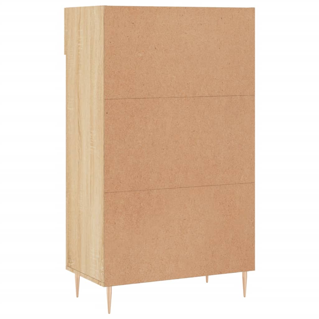 Schoenenkast 60x35x105 cm bewerkt hout sonoma eikenkleurig Kasten & opbergmeubelen | Creëer jouw Trendy Thuis | Gratis bezorgd & Retour | Trendy.nl