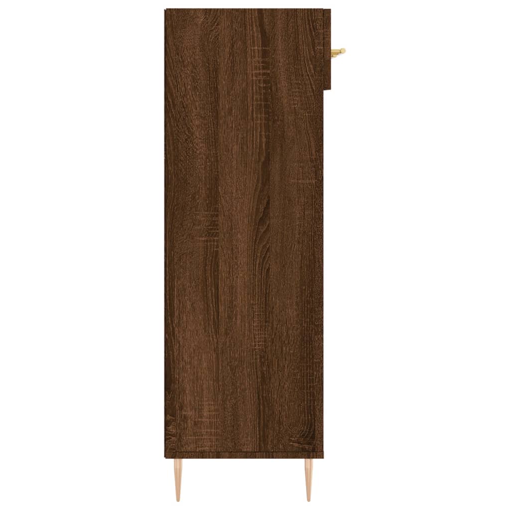 Schoenenkast 60x35x105 cm bewerkt hout bruin eikenkleur Kasten & opbergmeubelen | Creëer jouw Trendy Thuis | Gratis bezorgd & Retour | Trendy.nl