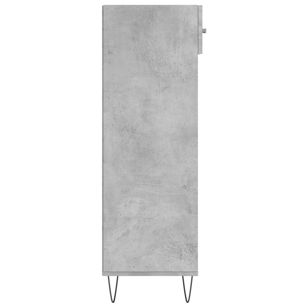 Schoenenkast 60x35x105 cm bewerkt hout betongrijs Kasten & opbergmeubelen | Creëer jouw Trendy Thuis | Gratis bezorgd & Retour | Trendy.nl