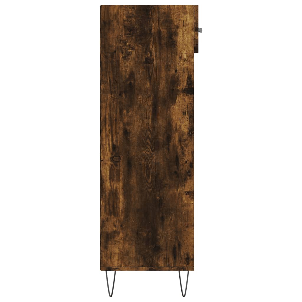 Schoenenkast 60x35x105 cm bewerkt hout gerookt eikenkleurig Kasten & opbergmeubelen | Creëer jouw Trendy Thuis | Gratis bezorgd & Retour | Trendy.nl