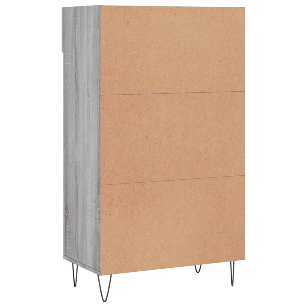 Schoenenkast 60x35x105 cm bewerkt hout grijs sonoma eikenkleur Kasten & opbergmeubelen | Creëer jouw Trendy Thuis | Gratis bezorgd & Retour | Trendy.nl