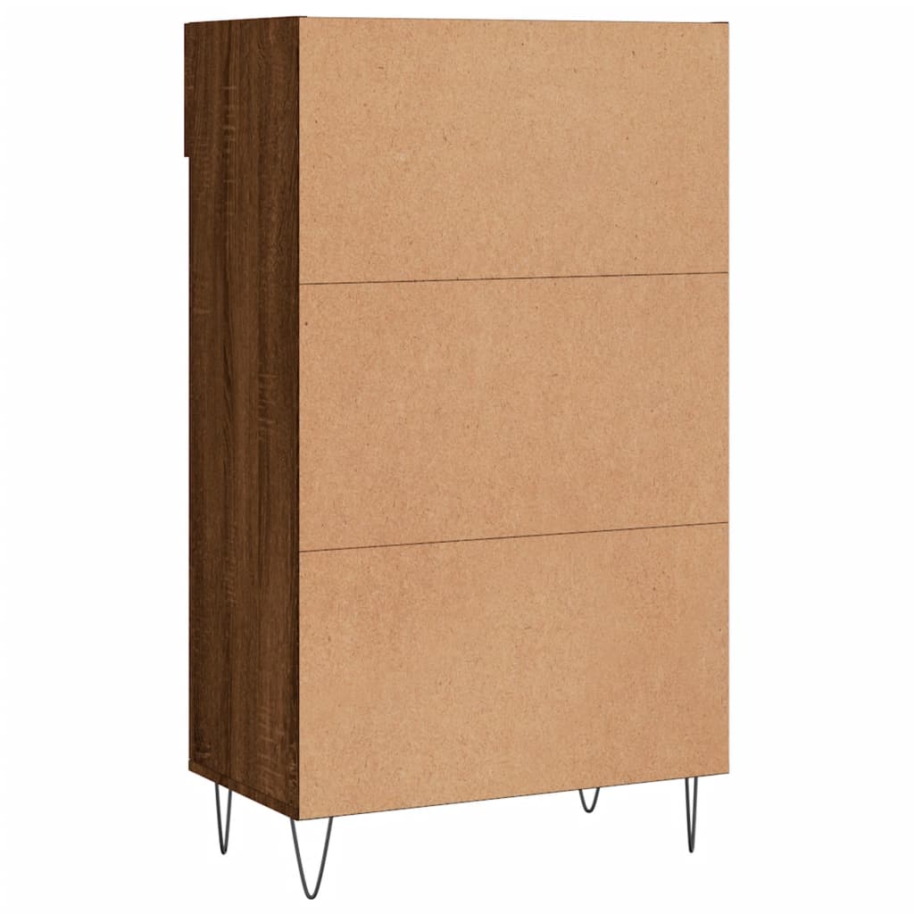 Schoenenkast 60x35x105 cm bewerkt hout bruin eikenkleur Kasten & opbergmeubelen | Creëer jouw Trendy Thuis | Gratis bezorgd & Retour | Trendy.nl