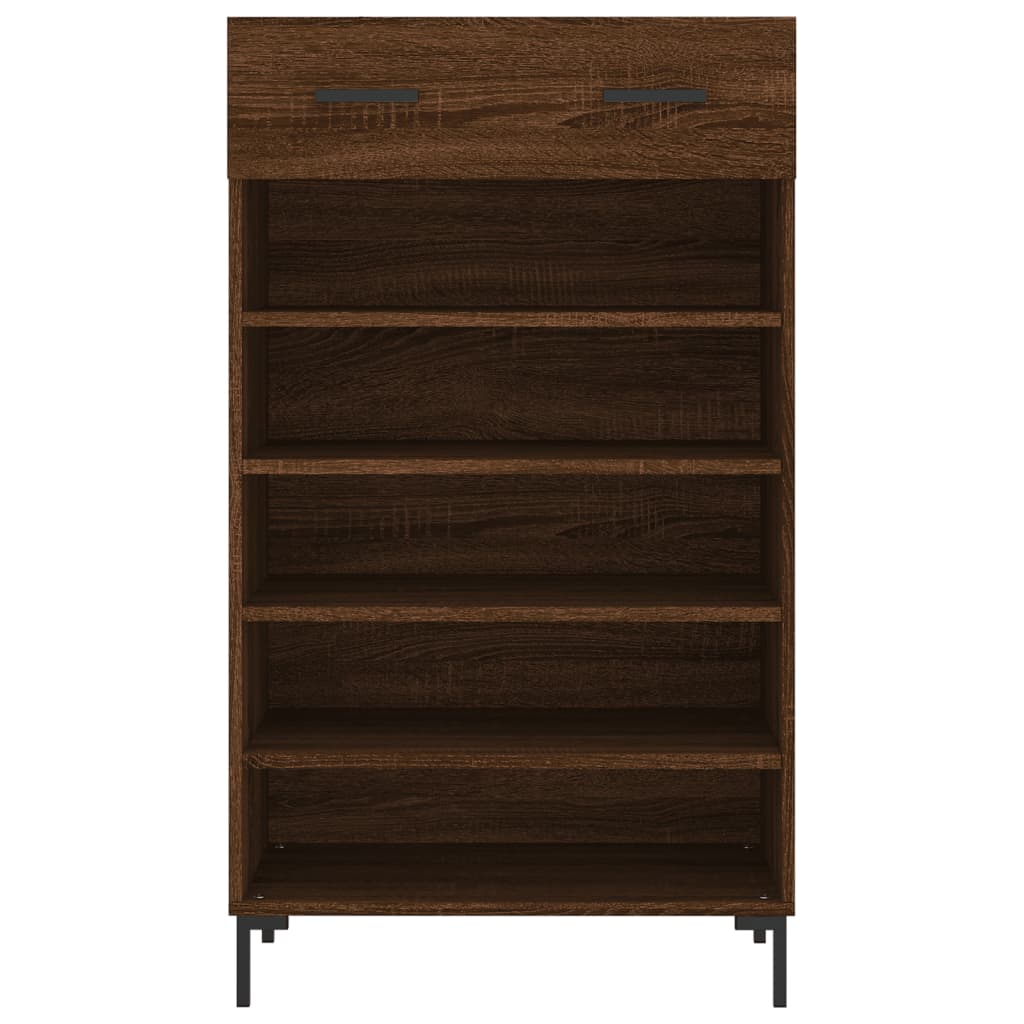 Schoenenkast 60x35x105 cm bewerkt hout bruin eikenkleur Kasten & opbergmeubelen | Creëer jouw Trendy Thuis | Gratis bezorgd & Retour | Trendy.nl