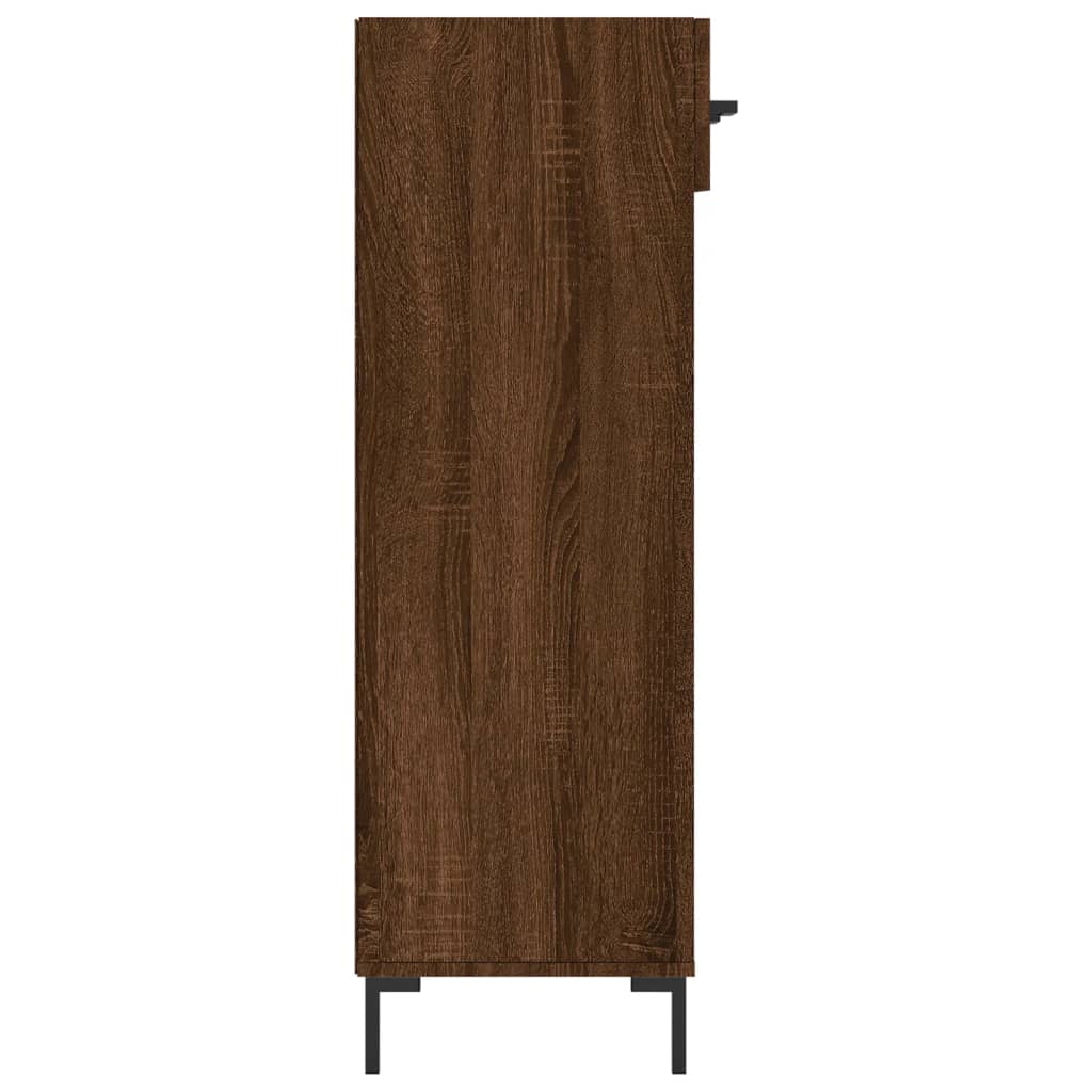 Schoenenkast 60x35x105 cm bewerkt hout bruin eikenkleur Kasten & opbergmeubelen | Creëer jouw Trendy Thuis | Gratis bezorgd & Retour | Trendy.nl